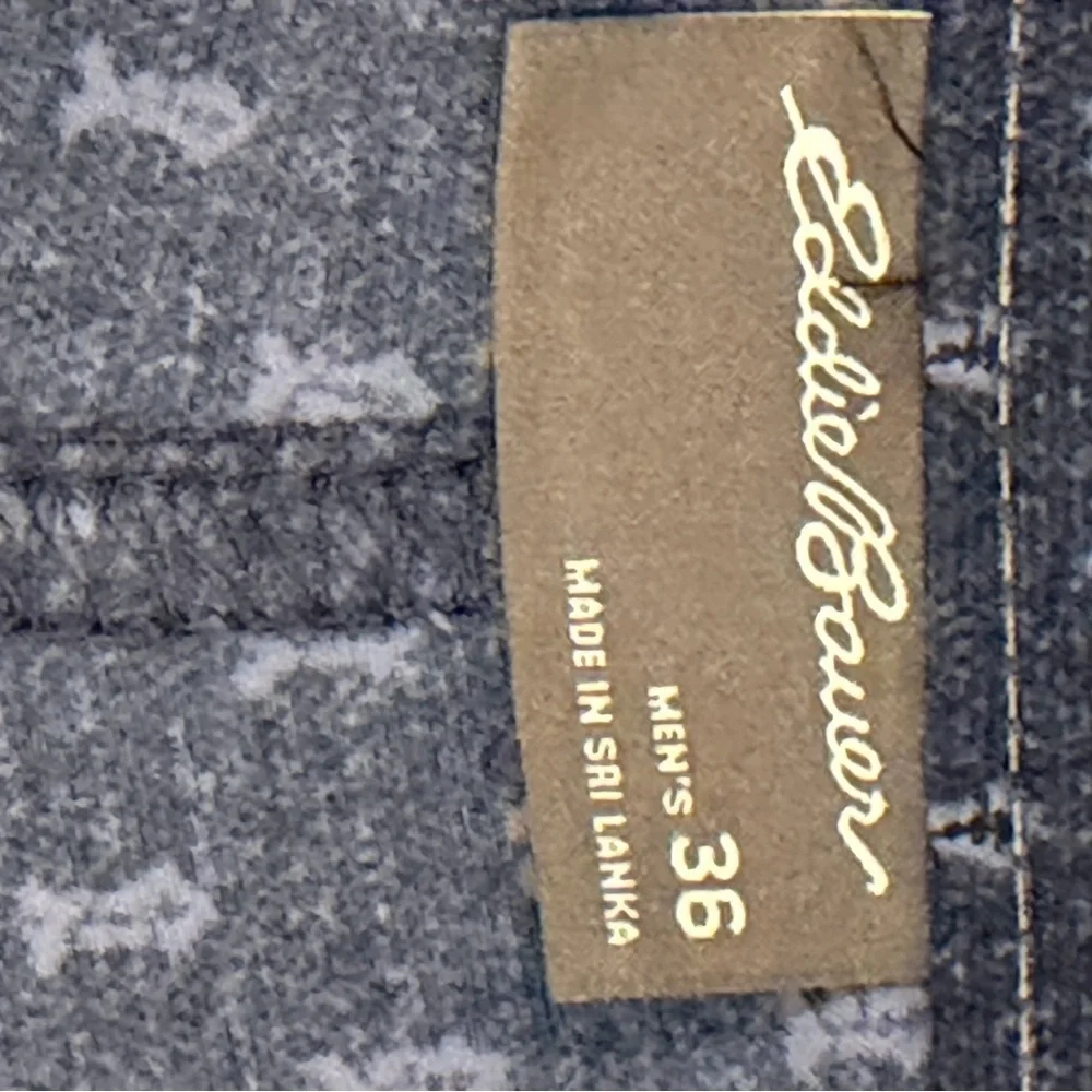 Eddie Bauer Blue Patterned Men's Shorts